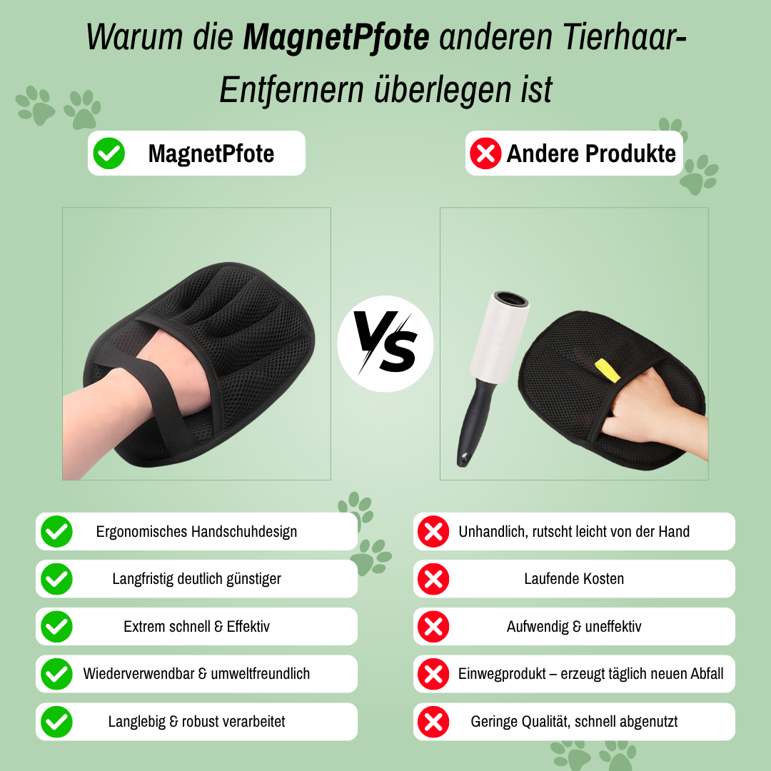 MagnetPfote – Der Anti-Haar-Handschuh für dein sauberes Wohlfühl-Zuhause